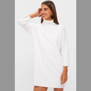 Winter White Noir Vivianne Dress POMANDER PLACE NWT M